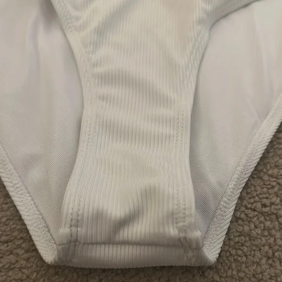 White Ruffled Bikini Set - Picture 8 of 9